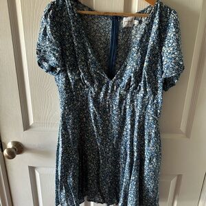Princess Polly Blue Floral Mini Dress